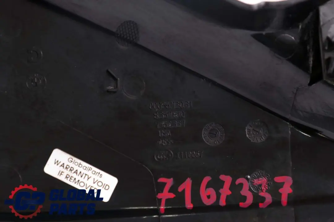 BMW X5 X6 E70 E71 E72 Asiento Delantero Exterior Izquierdo Embellecedor 8357610 - SKU 7167337 - Número de pieza 7167337