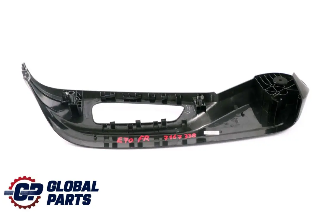 Front Seat Outer Right Trim Black O/S to BMW X5 X6 Series E70 E71 E72 with Part number 7167338 BMW X5 X6 Series E70 E71 E72 Front Seat Outer Right Trim Black O/S - SKU 7167338 - Part number 7167338