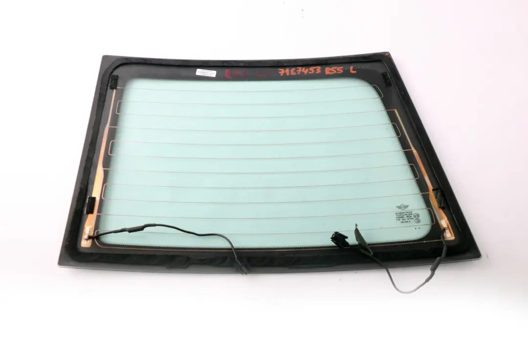 R55N LCI Lunette Arriere Vert Arriere Gauche AS2 pour Mini Clubman R55 à propos du numéro de pièce 7167453 Mini Clubman R55 R55N LCI Lunette Arriere Vert Arriere Gauche AS2 - SKU 7167453 - Numéro de pièce 7167453