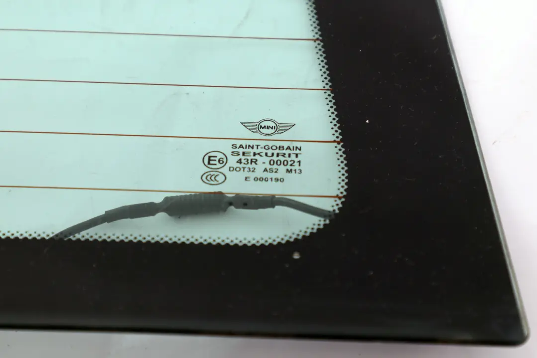 R55N LCI Heckscheibe Grün Rechts AS2 für Mini Clubman R55 mit Teilenummer 7167454 Mini Clubman R55 R55N LCI Heckscheibe Grün Rechts AS2 - SKU 7167454 - Teilenummer 7167454