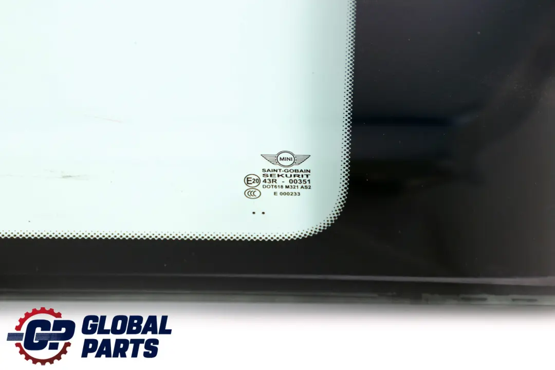 Quarter Side Window Green Rear Right O/S to Mini Clubman R55 with Part number 7167474 Mini Clubman R55 Quarter Side Window Green Rear Right O/S - SKU 7167474 - Part number 7167474