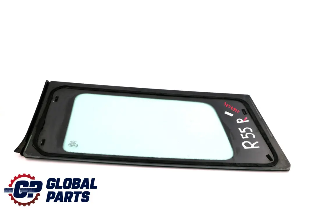 Quarter Side Window Green Rear Right O/S to Mini Clubman R55 with Part number 7167474 Mini Clubman R55 Quarter Side Window Green Rear Right O/S - SKU 7167474 - Part number 7167474