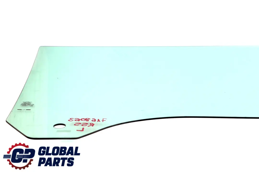 Glace latérale verte Glace de porte avant gauche AS2 pour Mini Clubman R55 à propos du numéro de pièce 7168063 Mini Clubman R55 Glace latérale verte Glace de porte avant gauche AS2 - SKU 7168063 - Numéro de pièce 7168063