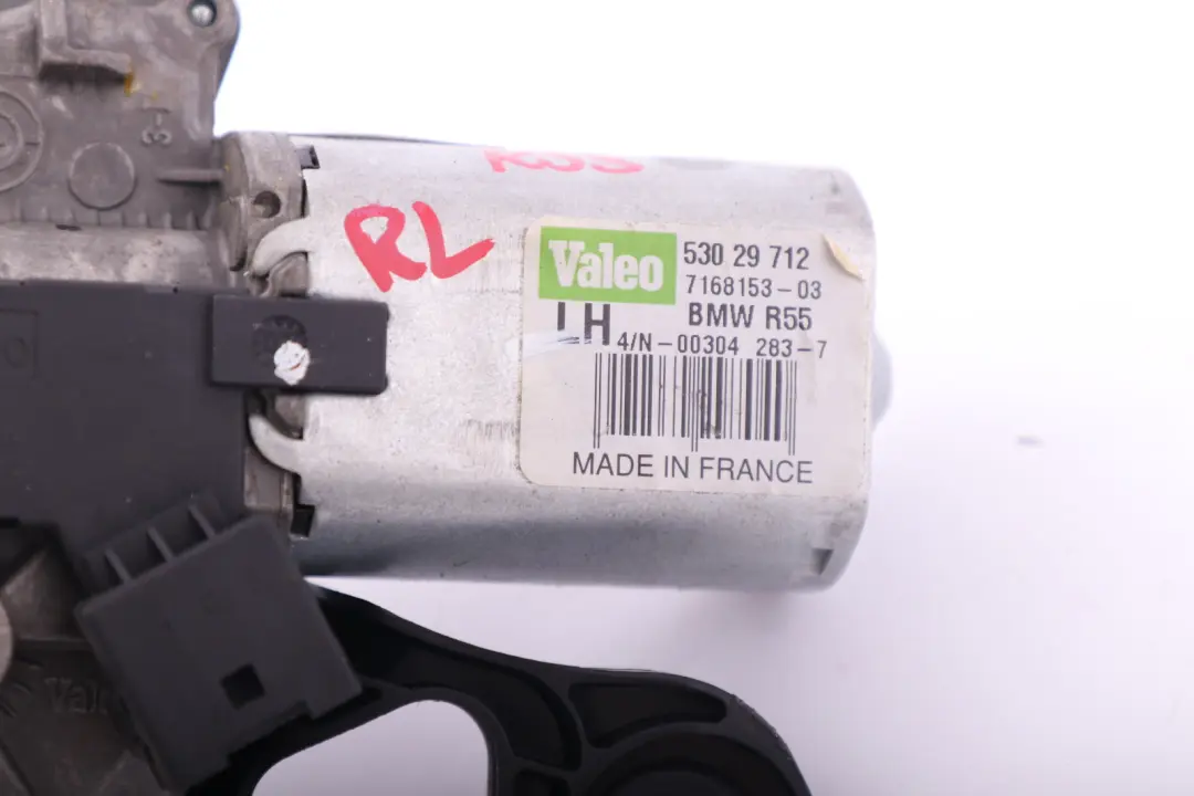 R55N LCI Motor Limpiaparabrisas Ventana Trasera Izquierda 716815 para Mini One R55 con número de pieza 7168153 Mini One R55 R55N LCI Motor Limpiaparabrisas Ventana Trasera Izquierda 716815 - SKU 7168153 - Número de pieza 7168153