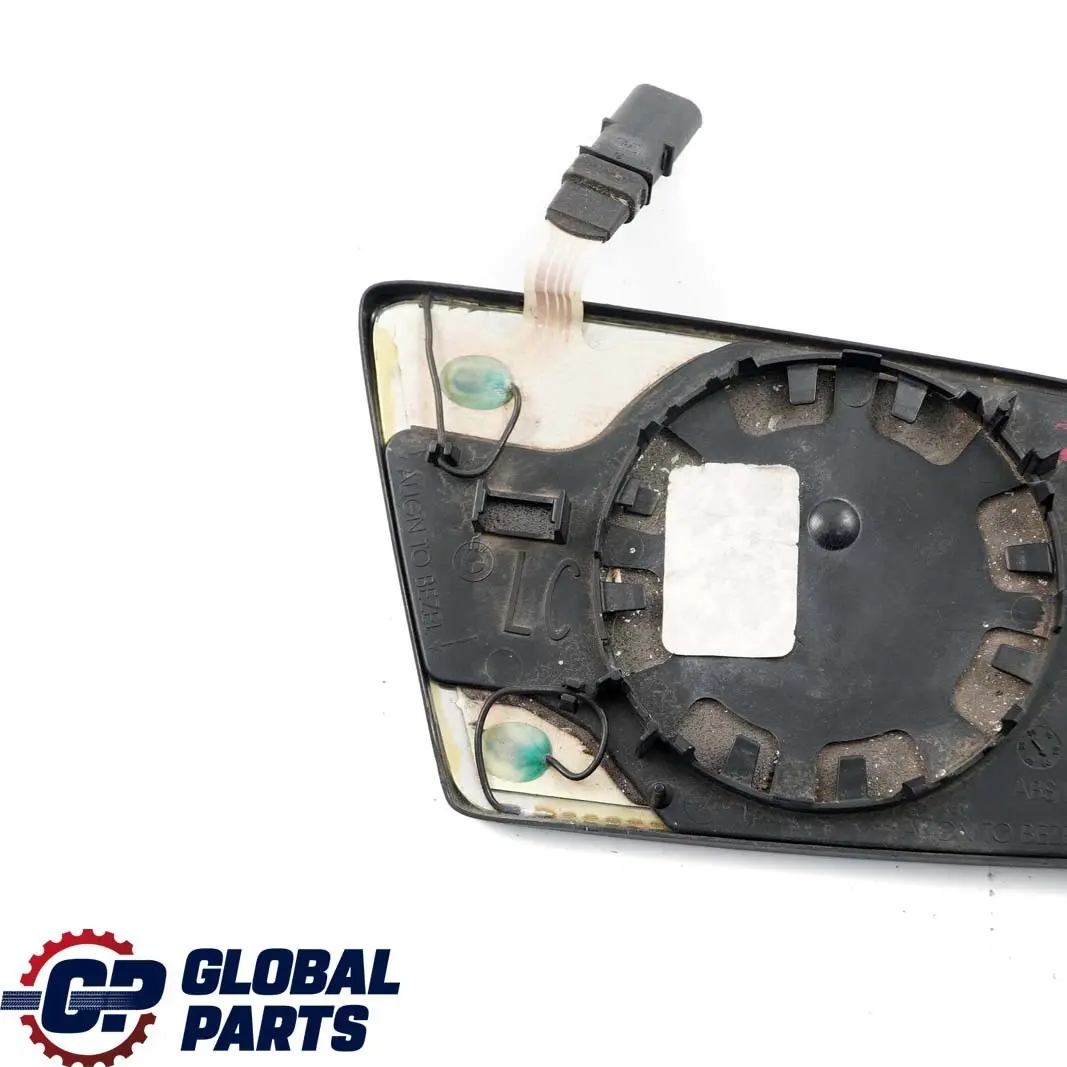 BMW 5 6 Series E60 E61 E63 Left N/S Mirror Glass Heated Auto Dip Wide Angle - SKU 7168181 - Part number 7168181