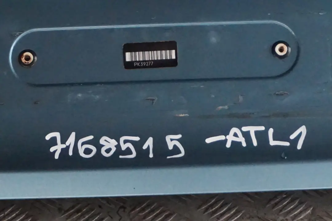 BMW 3 Series E92 1 Coupé Tailgate Boot Lid Rear Lid Atlantikblau Atlantic Blue - SKU 7168515-ATL1 - Part number 7168515