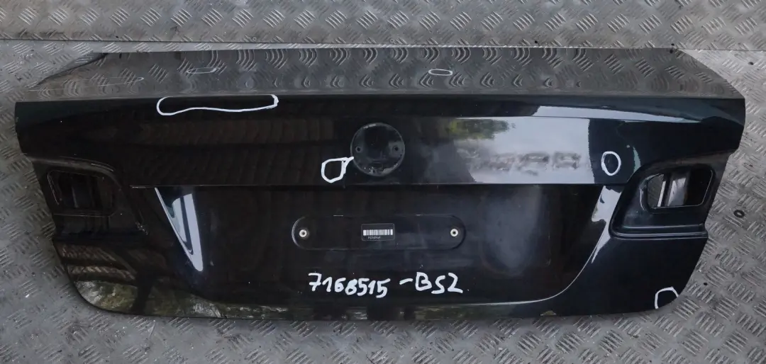 Coupé Tailgate Boot Lid Rear Lid Black Sapphire Metallic 475 to BMW 3 Series 2 E92 with Part number 7168515 BMW 3 Series 2 E92 Coupé Tailgate Boot Lid Rear Lid Black Sapphire Metallic 475 - SKU 7168515-BS2 - Part number 7168515