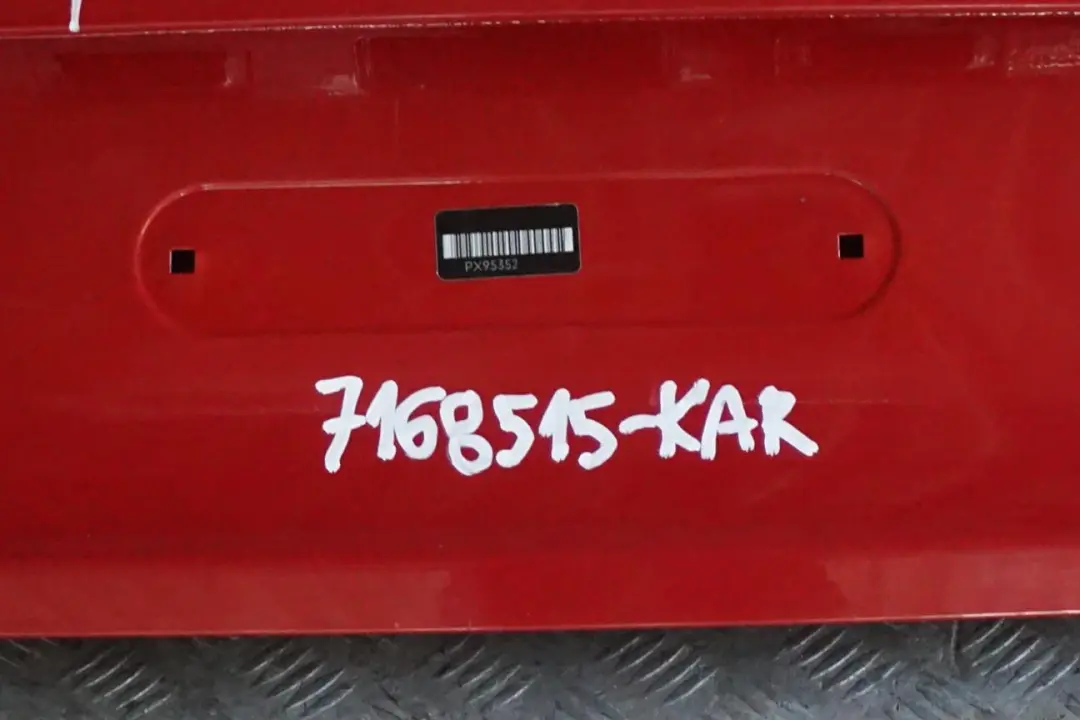 Klapa tylna tył bagażnika Karmesinrot do BMW E92 o numerze 7168515 BMW E92 Klapa tylna tył bagażnika Karmesinrot - SKU 7168515-KAR - Numer Części 7168515