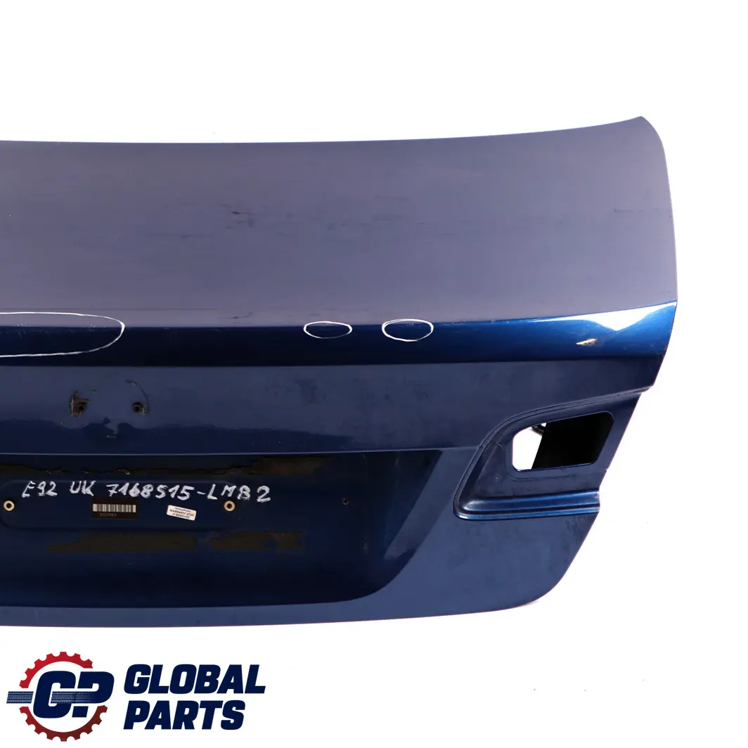 BMW 3 E92 2 Coupe Tailgate Boot Lid Rear Lid Le Mans Blau Blue Metallic - 381 - SKU 7168515-LMB2 - Part number 7168515