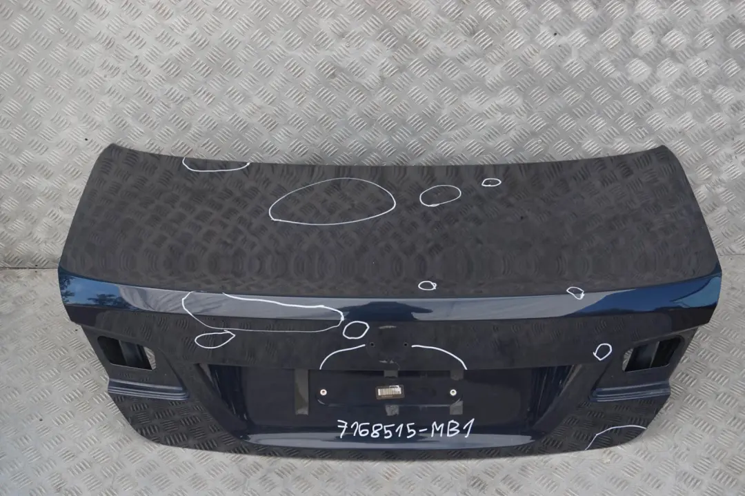 BMW E92 Klapa tylna tył bagażnika Monacoblau A35 - SKU 7168515-MB1 - Numer Części 7168515