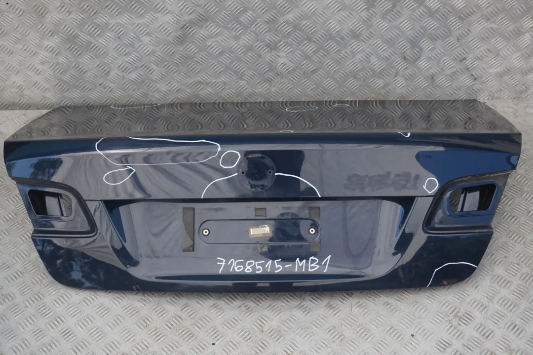BMW E92 Klapa tylna tył bagażnika Monacoblau A35 - SKU 7168515-MB1 - Numer Części 7168515