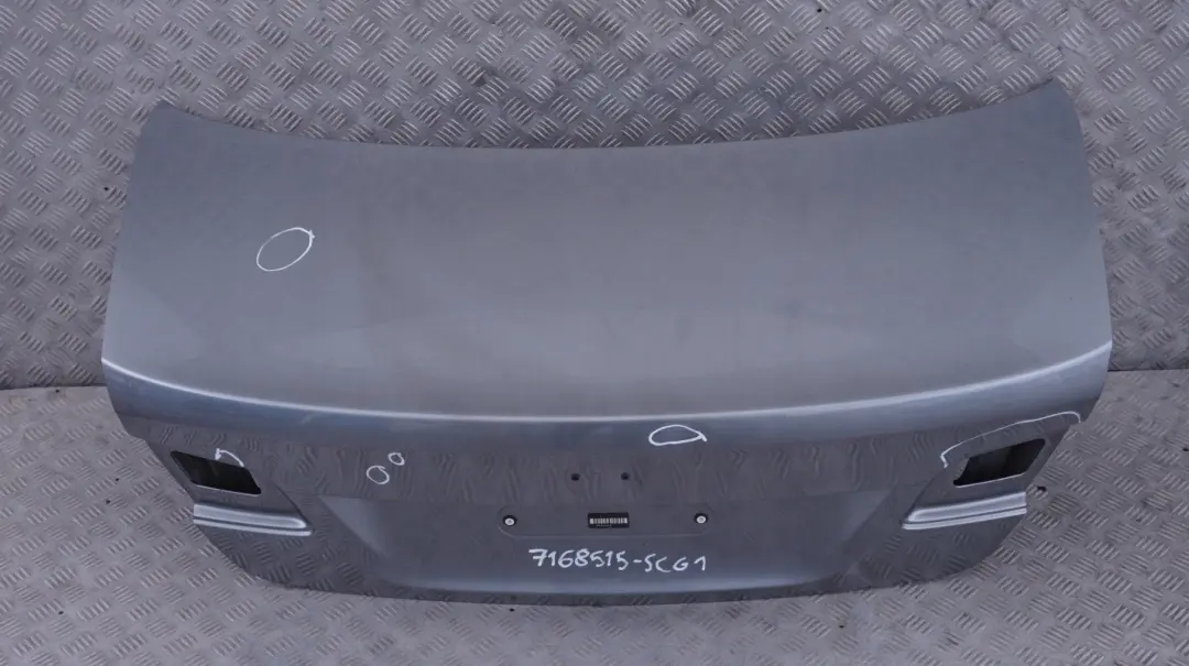 Coupé Tailgate Boot Lid Rear Lid Spacegrau Space Grey to BMW 3 Series 2 E92 with Part number 7168515 BMW 3 Series 2 E92 Coupé Tailgate Boot Lid Rear Lid Spacegrau Space Grey - SKU 7168515-SCG2 - Part number 7168515
