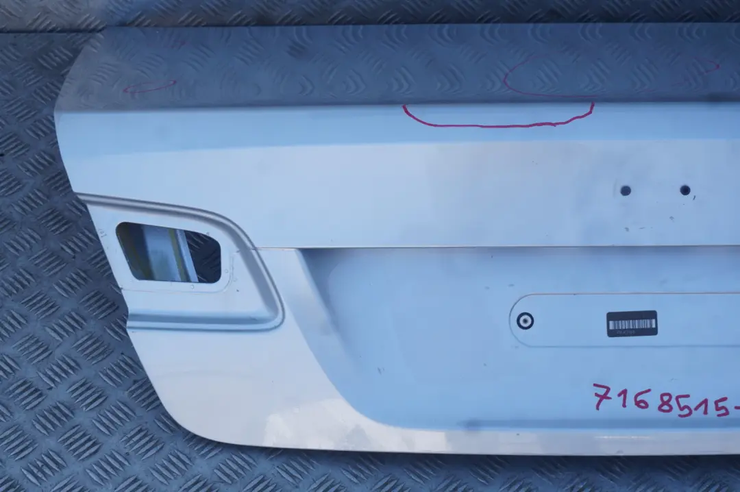 Coupé Tailgate Boot Lid Rear Lid Titansilber Titan Silver to BMW 3 Series 3 E92 with Part number 7168515 BMW 3 Series 3 E92 Coupé Tailgate Boot Lid Rear Lid Titansilber Titan Silver - SKU 7168515-TS3 - Part number 7168515