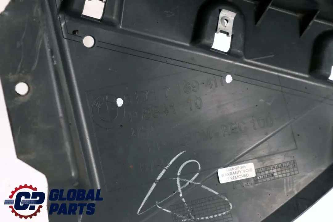 BMW X5 E70 Front Left Wheel Arch Housing Cover Front Section - SKU 7169411 - Part number 7169411