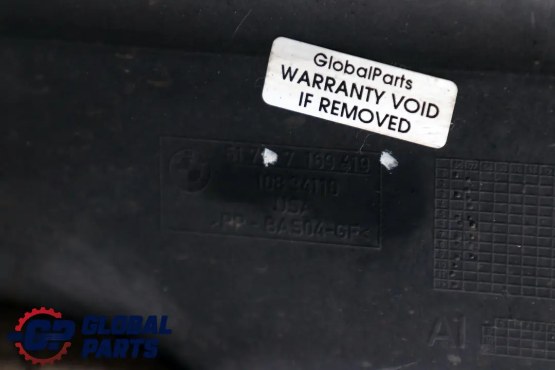 Mamparo Compartimento Motor Superior Izquierdo para BMW X5 X6 E70 E71 con número de pieza 7169419 BMW X5 X6 E70 E71 Mamparo Compartimento Motor Superior Izquierdo - SKU 7169419 - Número de pieza 7169419