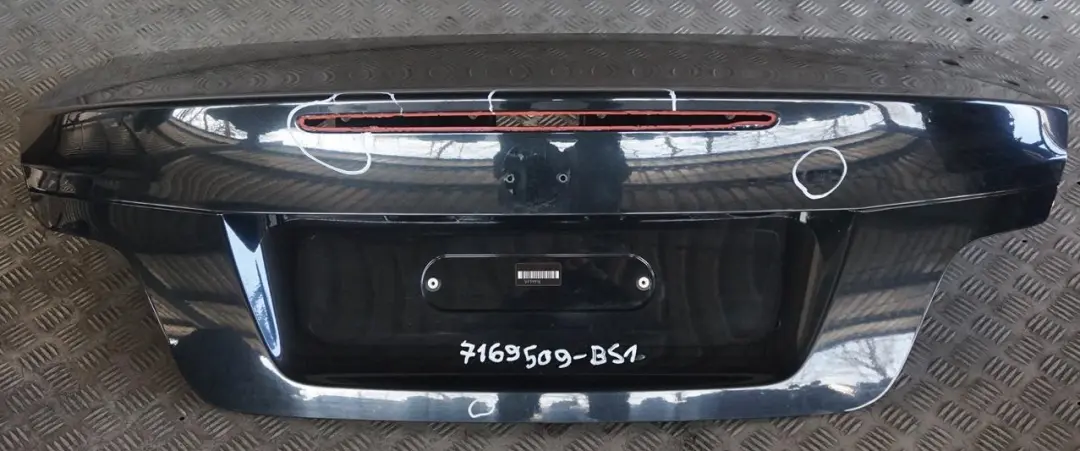 Bootlid Boot Lid Black Sapphire Metallic - 475 to BMW 1 E88 1 Cabrio Tailgate with Part number 7169509 BMW 1 E88 1 Cabrio Tailgate Bootlid Boot Lid Black Sapphire Metallic - 475 - SKU 7169509-BS1 - Part number 7169509