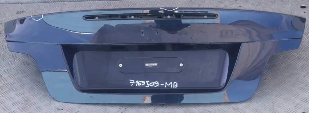 Bootlid Boot Lid Monacoblau Monaco Blue - A35 to BMW 1 Series E88 Cabrio Tailgate with Part number 7169509 BMW 1 Series E88 Cabrio Tailgate Bootlid Boot Lid Monacoblau Monaco Blue - A35 - SKU 7169509-MB - Part number 7169509