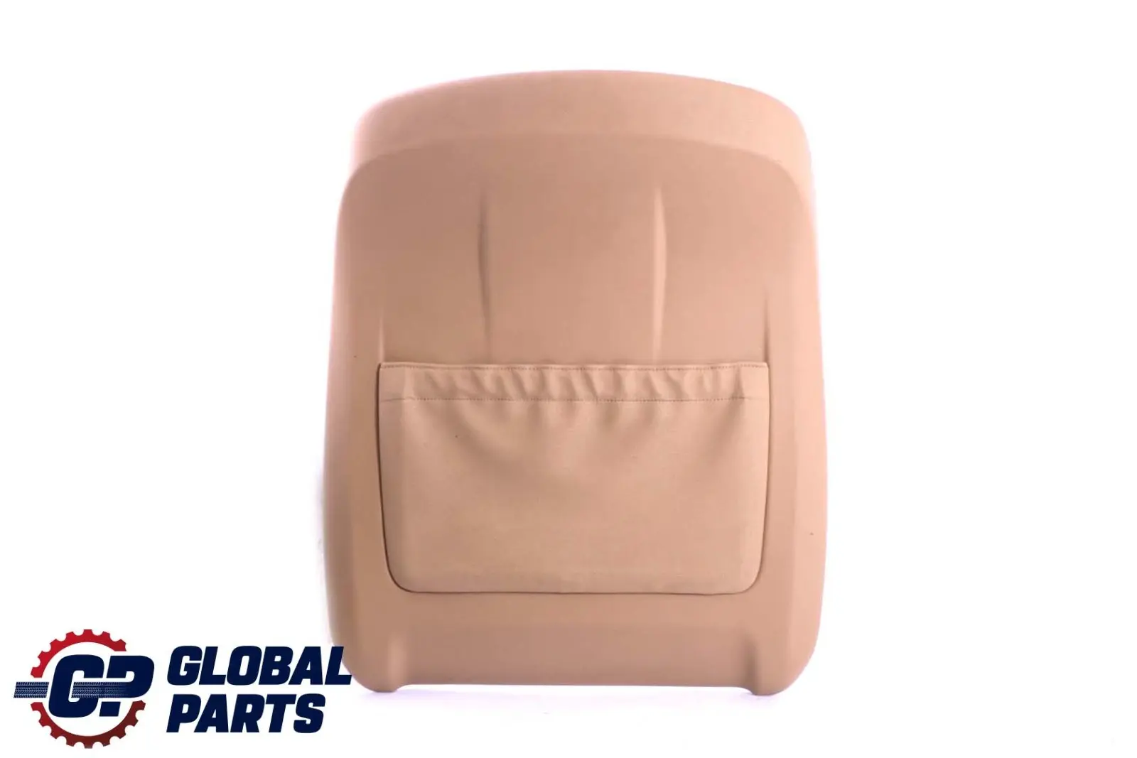 BMW X5 X6 E70 E71 Front Seat Backrest Rear Vinyl Back Panel Pocket Beige