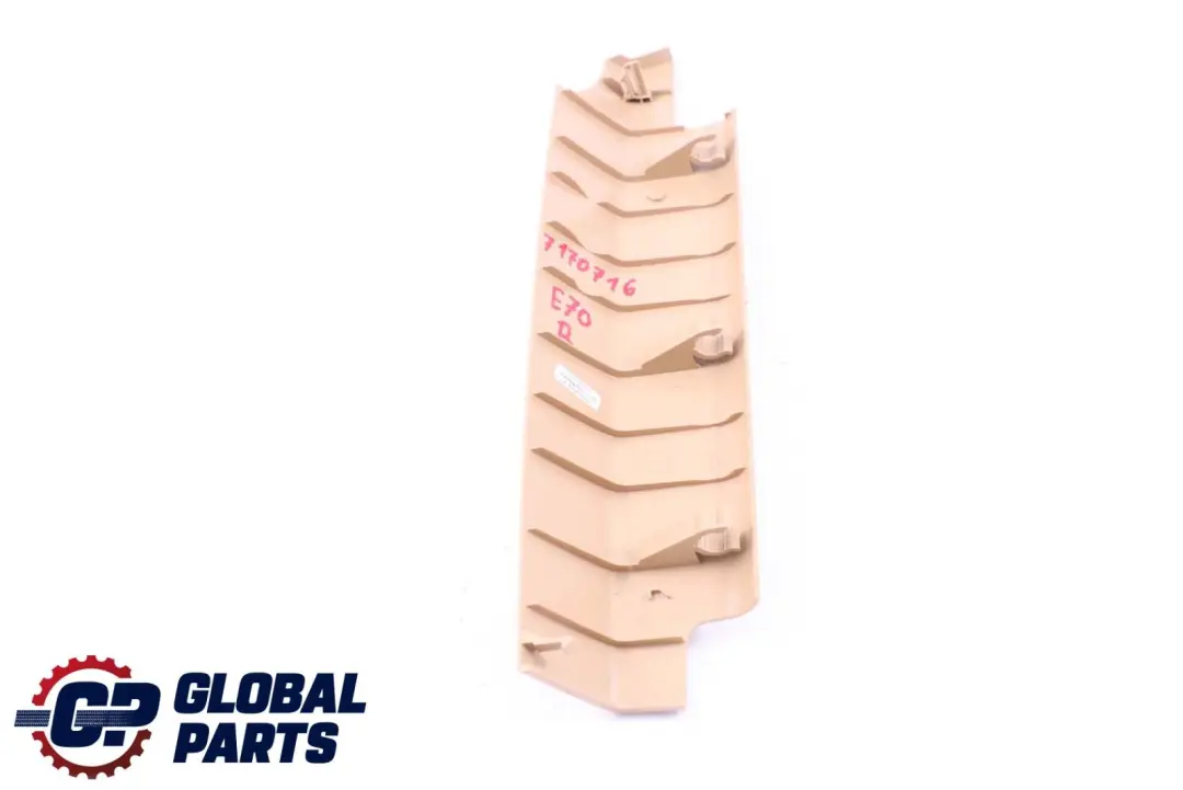 Blende Oberschiene Vorne Rechts Beige für BMW X5 X6 er E70 E71 mit Teilenummer 8345009 BMW X5 X6 er E70 E71 Blende Oberschiene Vorne Rechts Beige - SKU 7170716 - Teilenummer 8345009