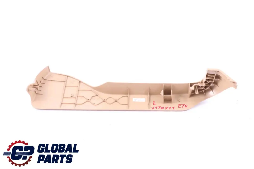 Finisher Upper Rail Exterior Cover Seat Left N/S to BMW X5 X6 E70 E71 with Part number 7170721 BMW X5 X6 E70 E71 Finisher Upper Rail Exterior Cover Seat Left N/S - SKU 7170721 - Part number 7170721