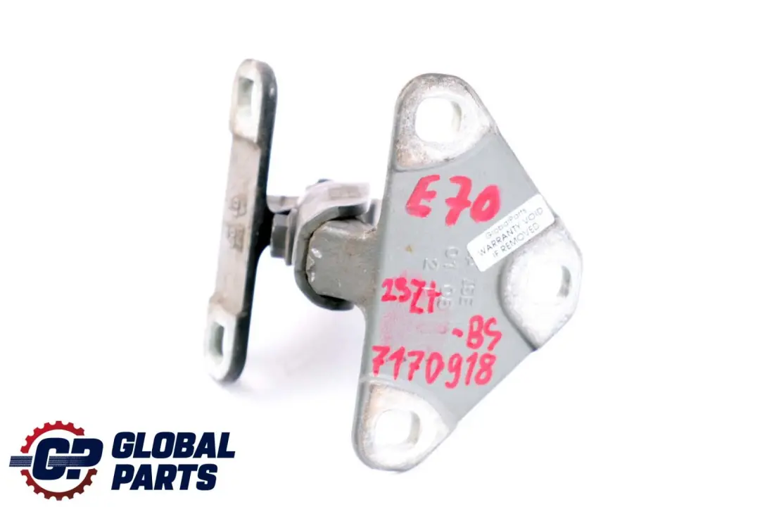Boot Trunk Lid Lower Hinge Left Right N/ Black Sapphire para BMW E70 con número de pieza 7170918 BMW E70 Boot Trunk Lid Lower Hinge Left Right N/ Black Sapphire - SKU 7170918-BS - Número de pieza 7170918