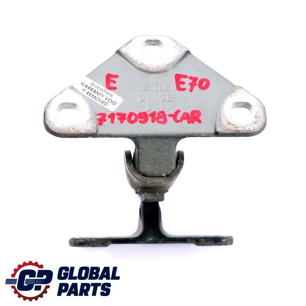 Cardine Portellone Inferiore Destro SX Nero Carbone Metallizzato per BMW X5 E70 con numero di parte 7170918 BMW X5 E70 Cardine Portellone Inferiore Destro SX Nero Carbone Metallizzato - SKU 7170918-CAR - Numero di parte 7170918