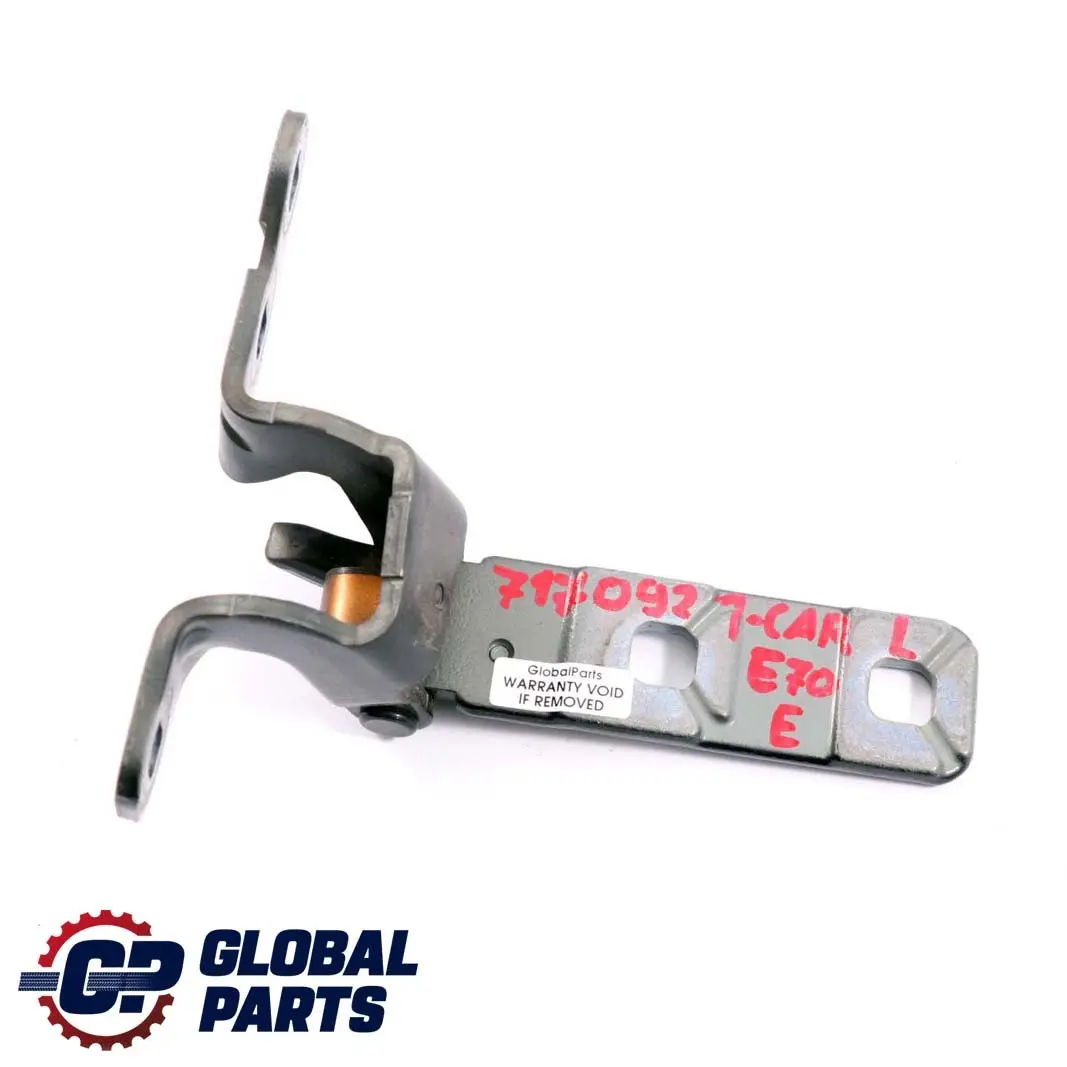 Zawias Pokrywy Bagażnika Lewy Czarny do BMW X5 E70 o numerze 7170921 BMW X5 E70 Zawias Pokrywy Bagażnika Lewy Czarny - SKU 7170921-CAR - Numer Części 7170921