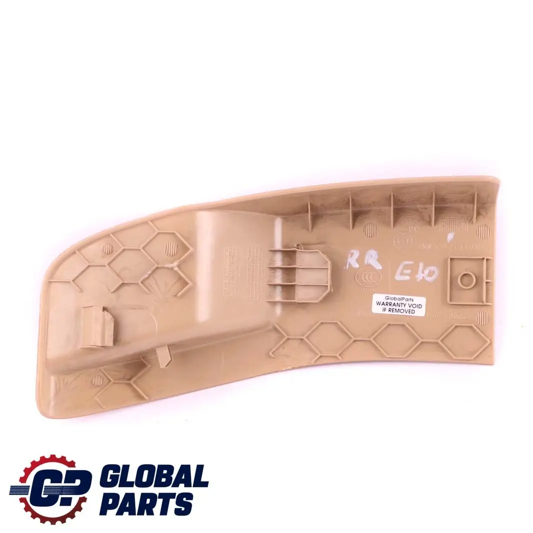 Pillar Trim Rear Right O/S Beige to BMW X5 Series E70 Cover with Part number 7171158 BMW X5 Series E70 Cover Pillar Trim Rear Right O/S Beige - SKU 7171158 - Part number 7171158