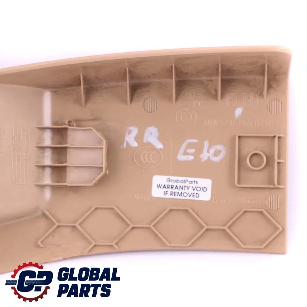 Pillar Trim Rear Right O/S Beige to BMW X5 Series E70 Cover with Part number 7171158 BMW X5 Series E70 Cover Pillar Trim Rear Right O/S Beige - SKU 7171158 - Part number 7171158