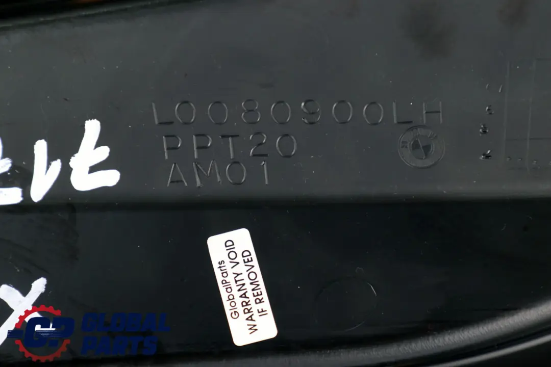 BMW X5 E70 Rücksitz Bank Hinten Sitz Seitenteil Links Bezug Leder Schwarz - SKU 7171937 - Teilenummer 7171937