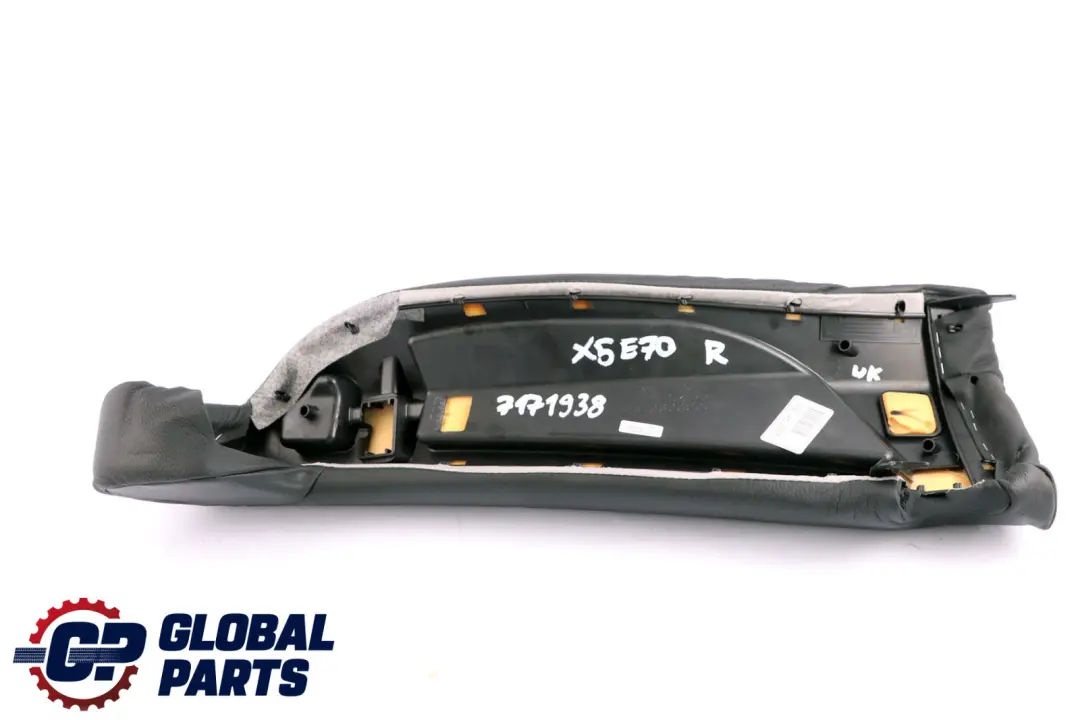 BMW X5 E70 Rücksitz Bank Hinten Sitz Seitenteil Rechts Bezug Leder Schwarz - SKU 7171938 - Teilenummer 7171938