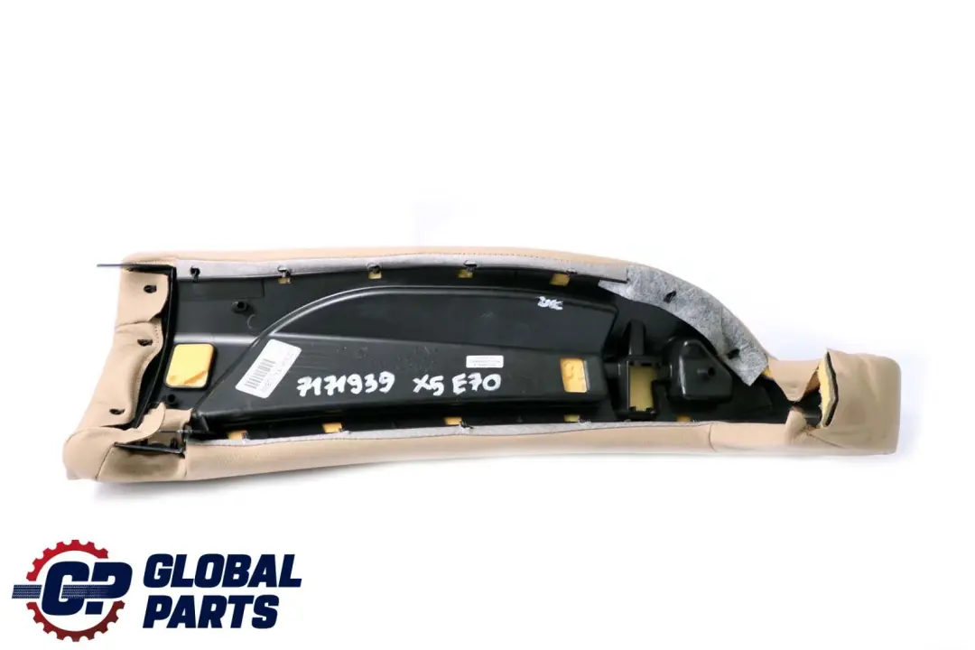 BMW X5 E70 Rücksitz Bank Hinten Sitz Seitenteil Links Bezug Leder Beige - SKU 7171939 - Teilenummer 7171939