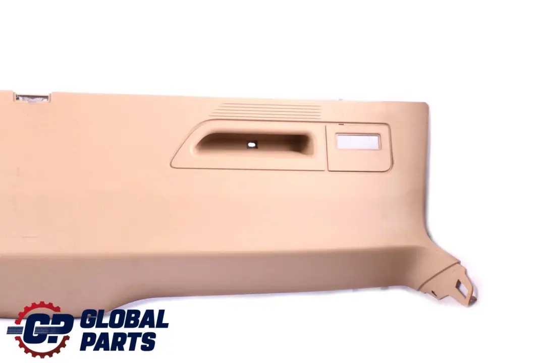 Embellecedor Tapa Maletero Centro Savanna Beige para BMW E70 con número de pieza 7172134 BMW E70 Embellecedor Tapa Maletero Centro Savanna Beige - SKU 7172134 - Número de pieza 7172134