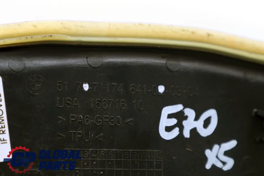 Partition Engine Compartment to BMW X5 Series E70 Cover with Part number 7174641 BMW X5 Series E70 Cover Partition Engine Compartment - SKU 7174641 - Part number 7174641