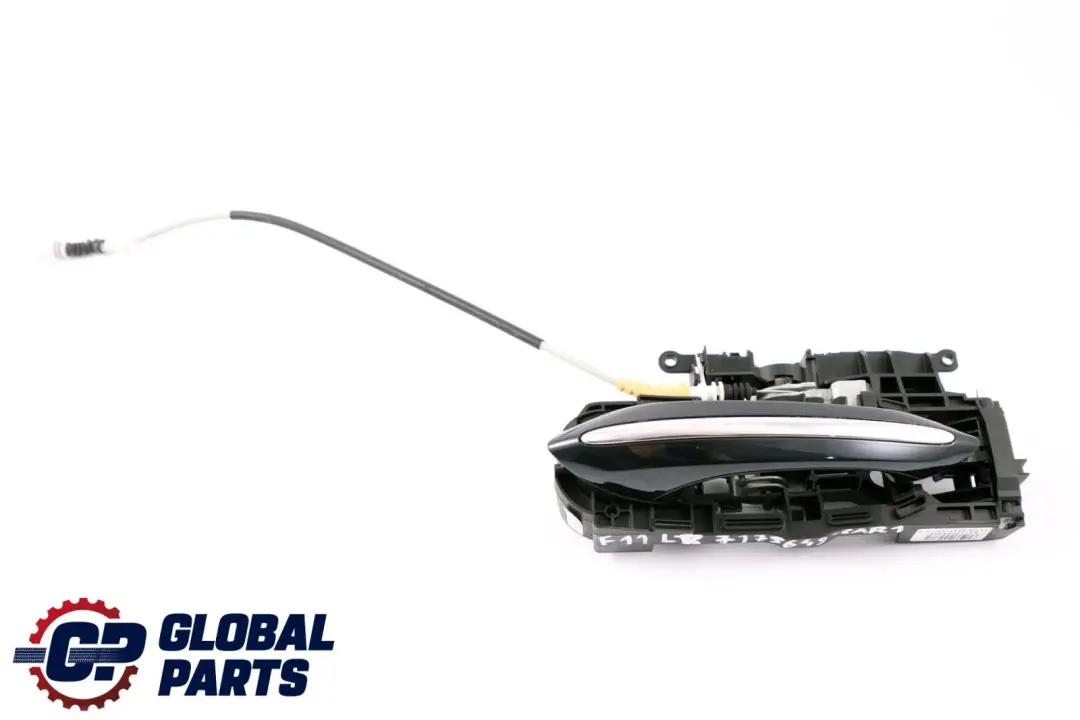 BMW 5 6 Series F10 F11 Outside Door Handle Rear Left N/S Carbonschwarz Black - SKU 7175649-CAR - Part number 7175649