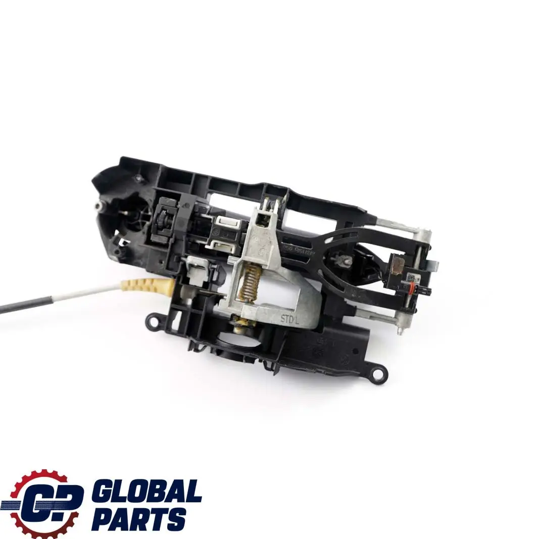 BMW 7 Series F01 F02 Rear Left N/S Grab Door Handle Carbonschwarz Black 416 - SKU 7175731-CAR - Part number 7175731