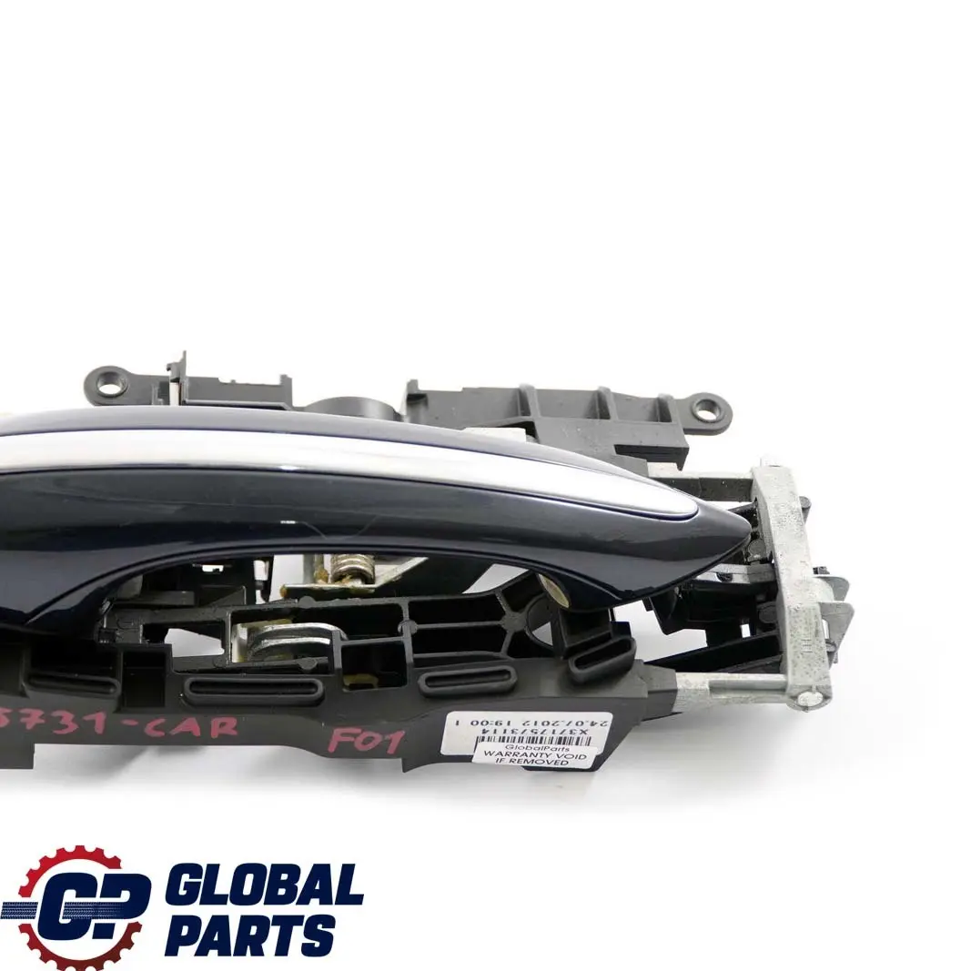 BMW F01 F02 manija De La puerta trasera izquierda Grab Carbonschwarz Negro 416 - SKU 7175731-CAR - Número de pieza 7175731