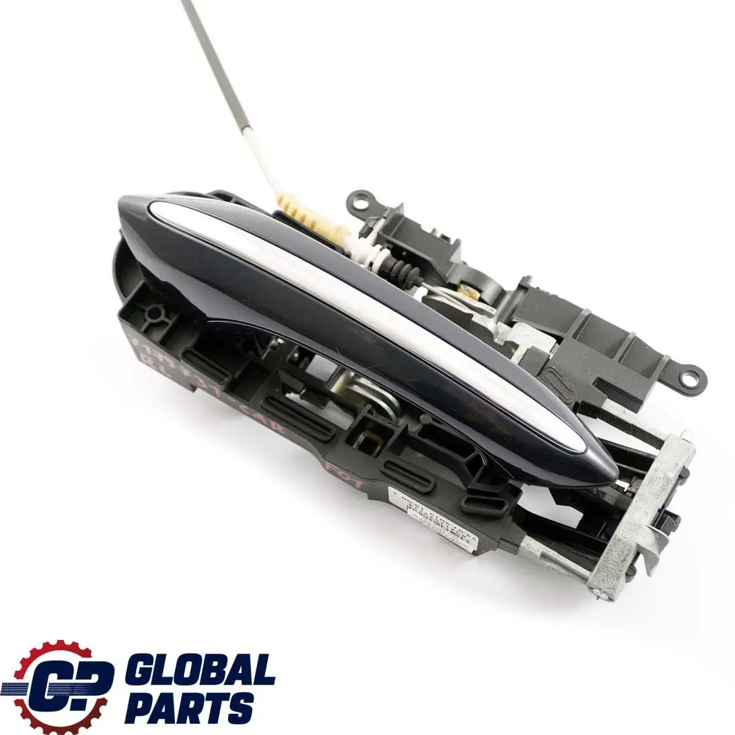 BMW 7 Series F01 F02 Rear Left N/S Grab Door Handle Carbonschwarz Black 416 - SKU 7175731-CAR - Part number 7175731