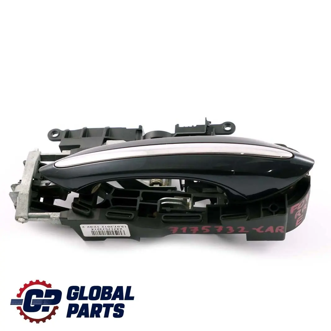 BMW F01 F02 Manija De La puerta trasera derecha Carbonschwarz Negro 416 - SKU 7175732-CAR - Número de pieza 7175732