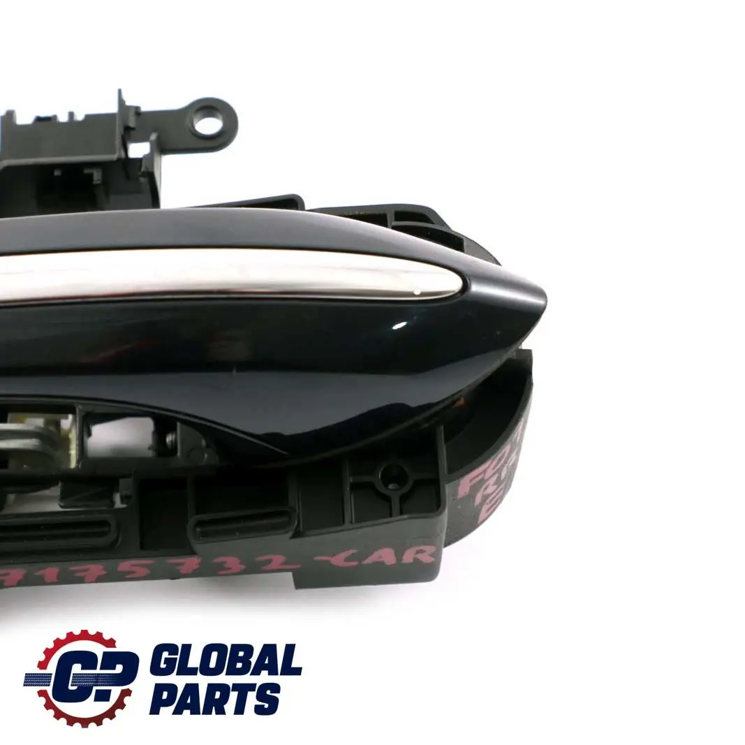 Right O/S Grab Door Handle Carbonschwarz Black 416 to BMW 7 Series F01 F02 Rear with Part number 7175732 BMW 7 Series F01 F02 Rear Right O/S Grab Door Handle Carbonschwarz Black 416 - SKU 7175732-CAR - Part number 7175732
