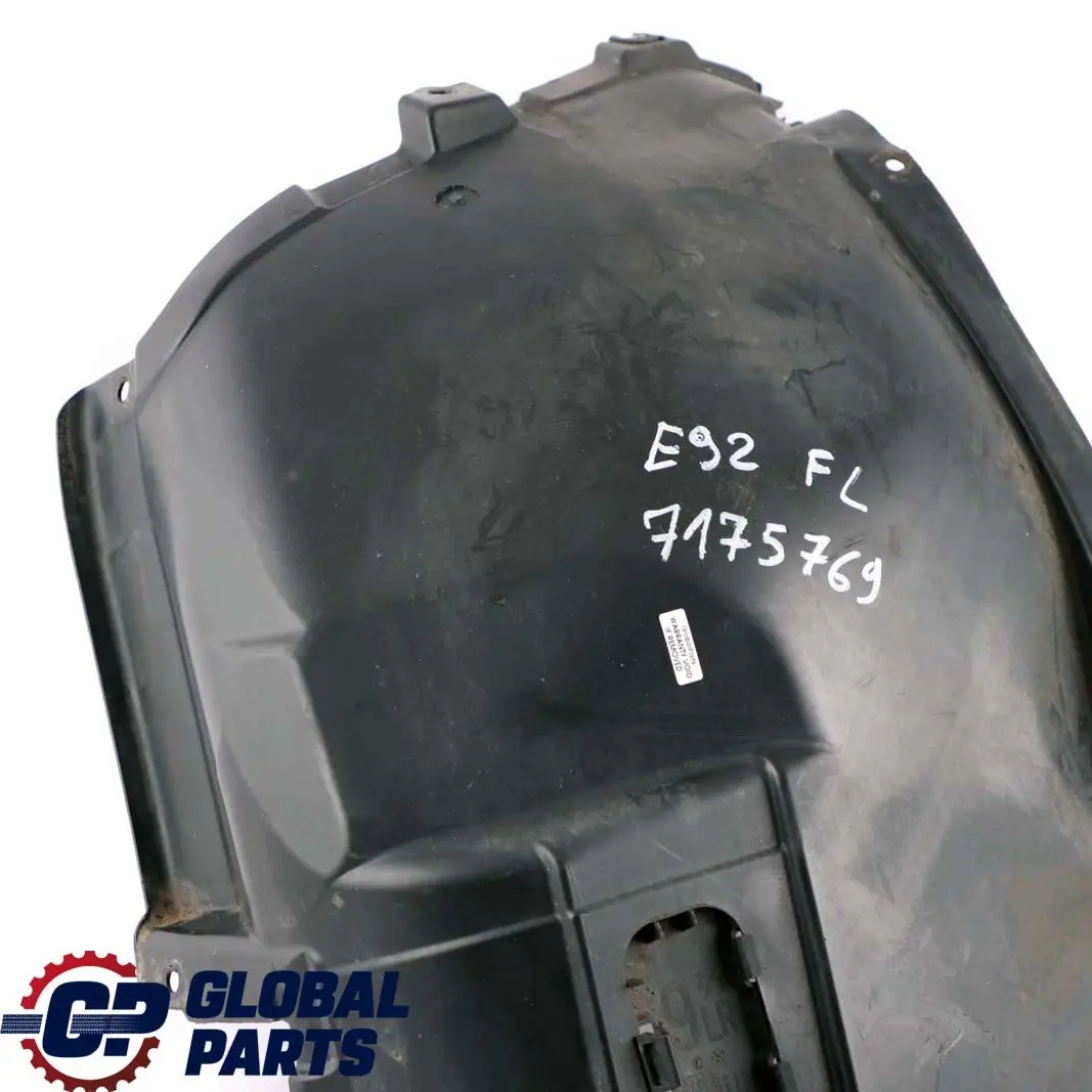 Housse de passage de roue inférieure gauche pour BMW E92 E93 à propos du numéro de pièce 7175769 BMW E92 E93 Housse de passage de roue inférieure gauche - SKU 7175769 - Numéro de pièce 7175769