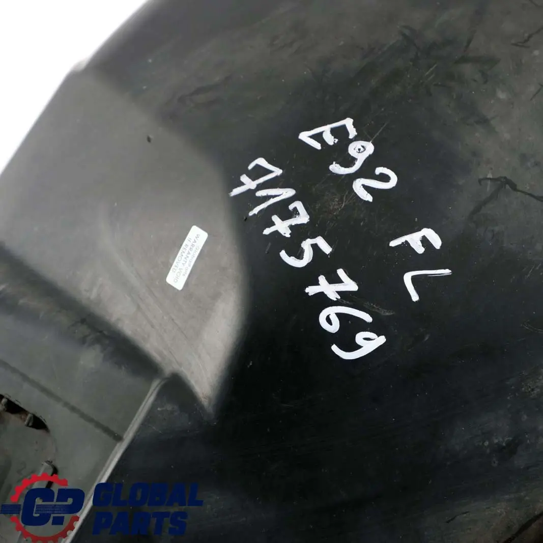 Housse de passage de roue inférieure gauche pour BMW E92 E93 à propos du numéro de pièce 7175769 BMW E92 E93 Housse de passage de roue inférieure gauche - SKU 7175769 - Numéro de pièce 7175769