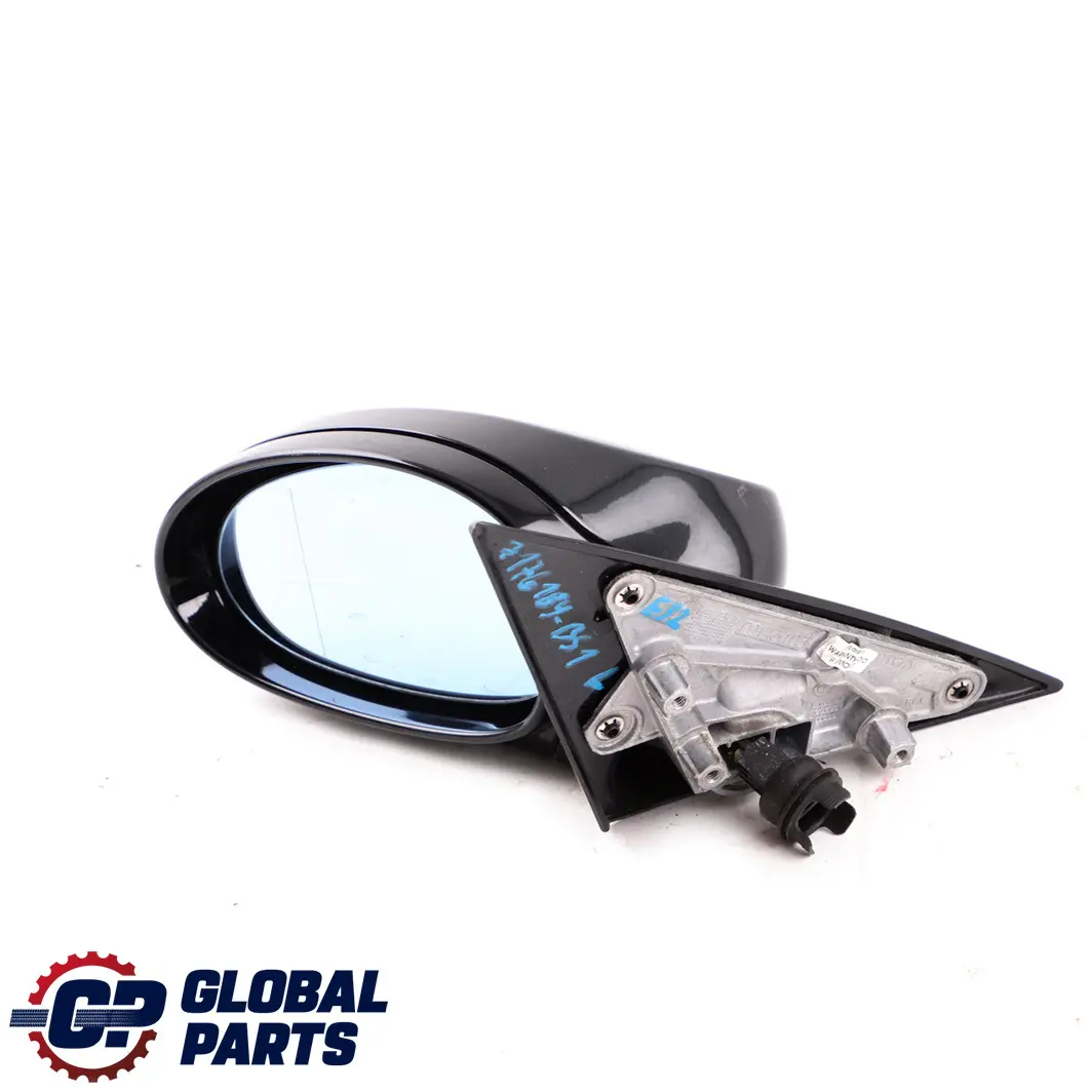 BMW 3 E92 E93 1 M Sport Left Heated Wing Mirror Memory N/S Black Sapphire 475 - SKU rhd-7176189-BS1 - Part number 7176189