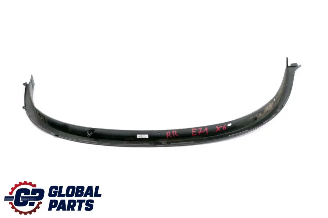 BMW X6 E71 Tapa del paso de rueda trasero derecho embellecedor negro - SKU 7176330 - Número de pieza 7176330