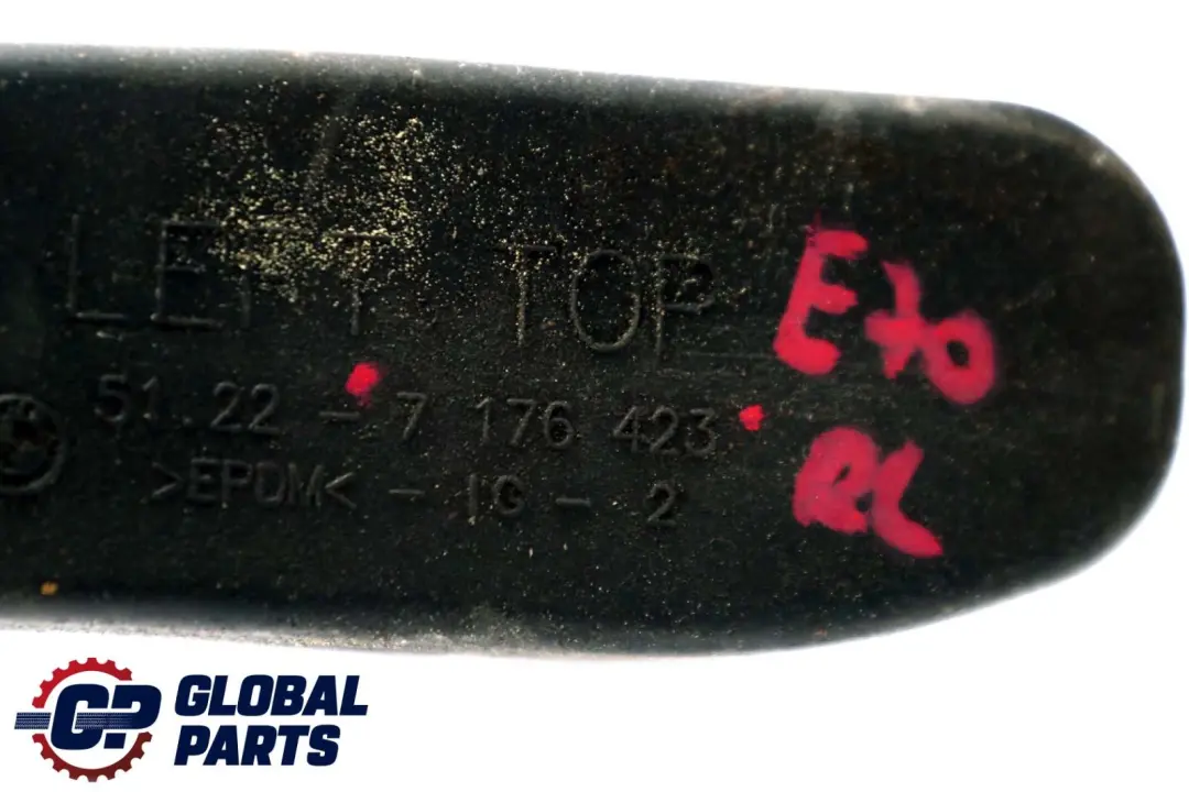 Puerta Trasera Pasacables Freno Izquierdo Tapa para BMW E70 E70N LCI con número de pieza 7176423 BMW E70 E70N LCI Puerta Trasera Pasacables Freno Izquierdo Tapa - SKU 7176423 - Número de pieza 7176423