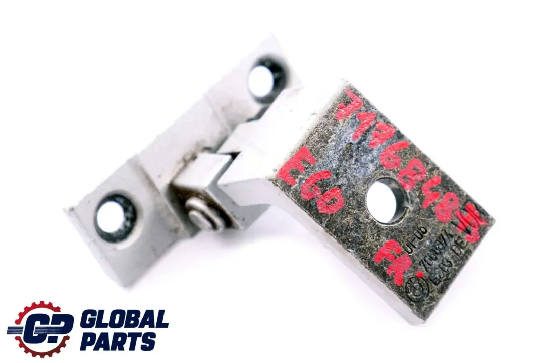 Front Right Door Upper Hinge Titansilber Silver to BMW 5 X5 Series E60 E61 E70 M5 with Part number 7068074 BMW 5 X5 Series E60 E61 E70 M5 Front Right Door Upper Hinge Titansilber Silver - SKU 7176848-TS - Part number 7068074