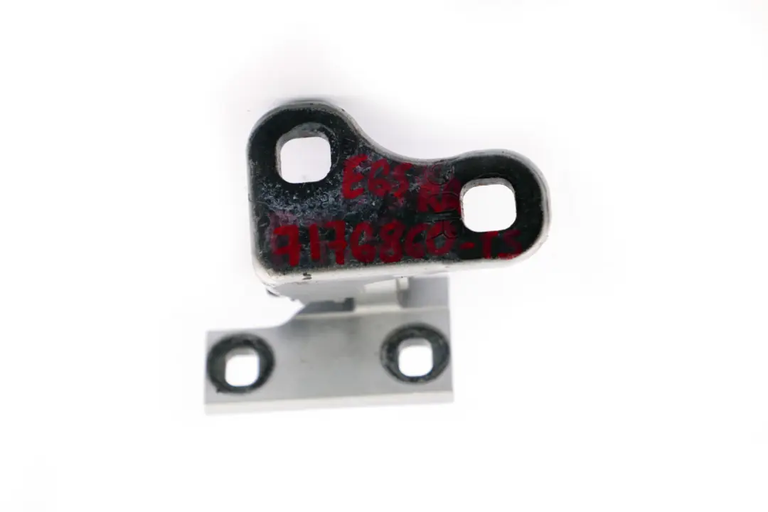 BMW E65 Charnière supérieure de porte avant arrière droite Titansilber Silver - SKU 7176860-TS - Numéro de pièce 7176859