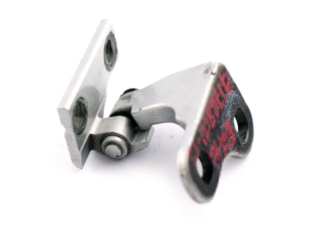 BMW E65 Bisagra superior puerta delantera derecha lado conductor plata titanio - SKU 7176860-TS - Número de pieza 7176859