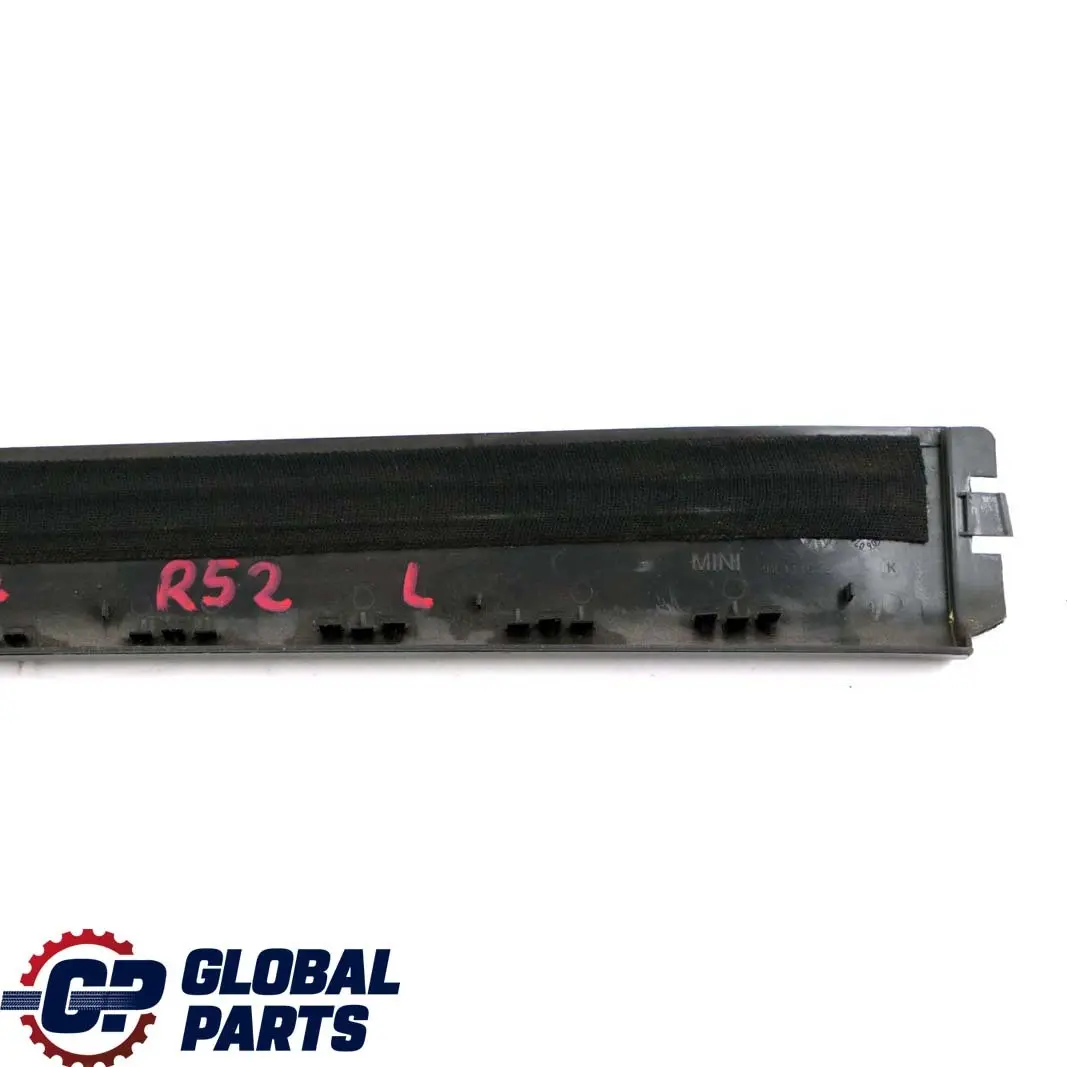 Blende Innen Links Klappdach Abdecken für Mini Cooper R52 1 mit Teilenummer 7177317 Mini Cooper R52 1 Blende Innen Links Klappdach Abdecken - SKU 7177317-1 - Teilenummer 7177317