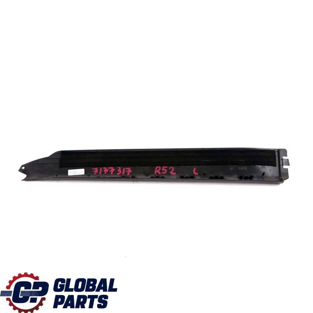 Mini Cabrio R52 1 Cover Covering Inner Left N/S Folding Roof Top - SKU 7177317-1 - Part number 7177317